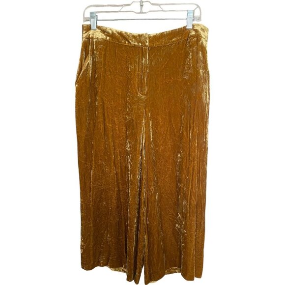 Boden Wide Leg Pants in Warm Tan - Picture 3 of 7